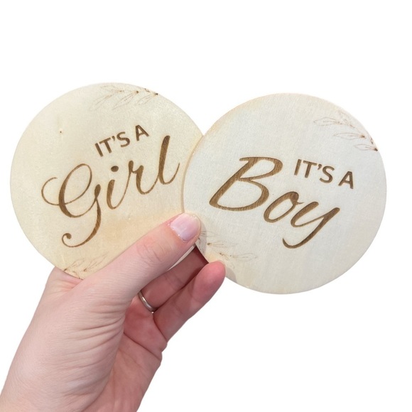 Monthly Milestone Marker Disc for Baby, Wooden Baby Month Marker Cards - Picture 3 of 6